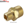 GutenTop Hochwertiger Messing Reduzierstecker Hex Nippel 1 / 2Zoll mit NPT Außengewinde